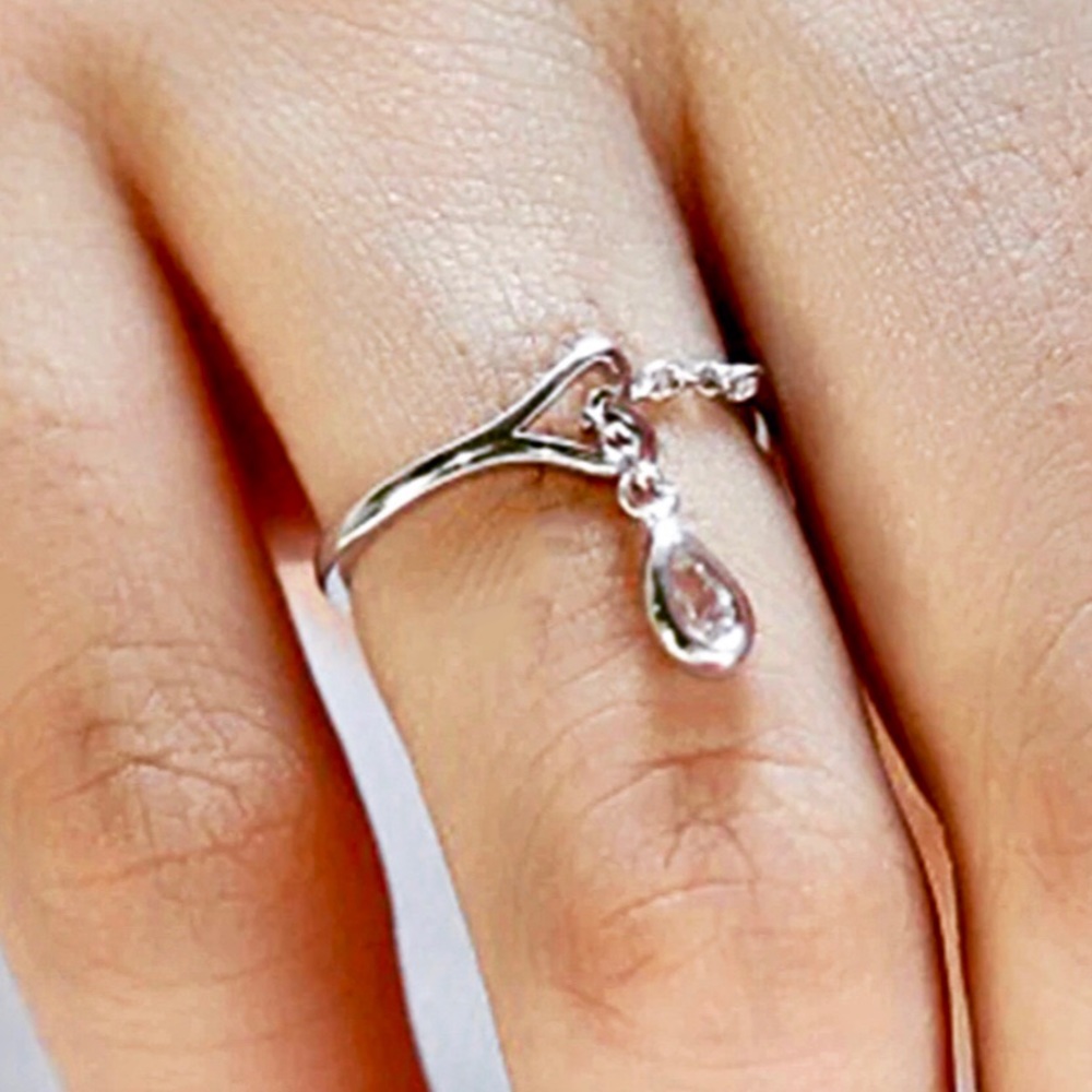 ✨✨ Silver Water Drop Ring✨✨